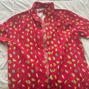 Men’s Disney Hawaiian Snack button down shirt
